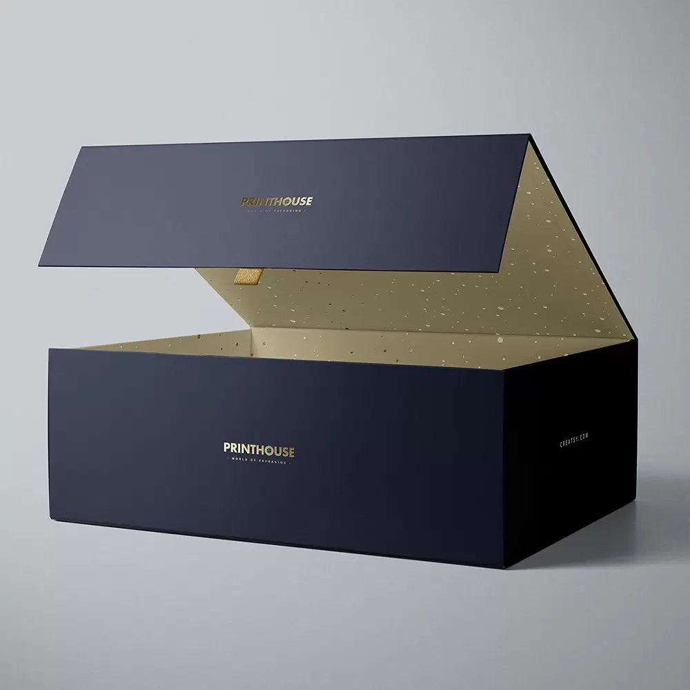 Thumbnail of luxury magnetic gift box with printed finish